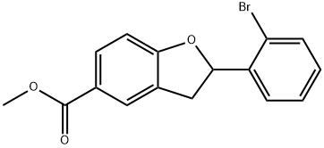 851777-30-5 2-(2-BROMO-PHENYL)-2,3-DIHYDRO-BENZOFURAN-5-CARBOXYLIC ACID METHYL ESTER