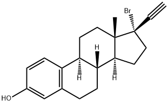 17-bromoethinylestradiol Struktur