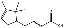 4-(2,2,3-trimethyl-3-cyclopenten-1-yl)butenoic acid Structure
