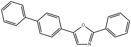 2-PHENYL-5-(4-PHENYLPHENYL)-1,3-OXAZOLE,852-36-8,结构式