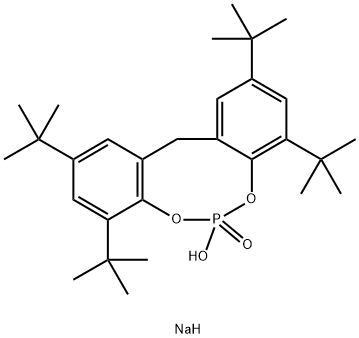 2,2'-метилен-бис- (4,6-ди-трет-бутилфенил) фосфат натрия структура