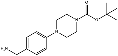 TERT-BUTYL 4-[4-(AMINOMETHYL)PHENYL]TETRAHYDRO-1(2H)-PYRAZINECARBOXYLATE