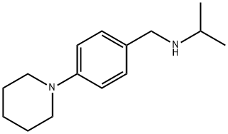 N-(4-PIPERIDIN-1-YLBENZYL)PROPAN-2-AMINE Struktur