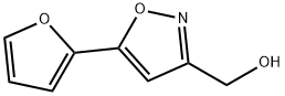 [5-(2-呋喃基)异噁唑-3-基]甲醇 结构式