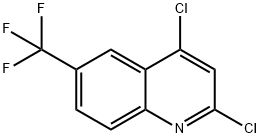 2,4-DICHLORO-6-(TRIFLUOROMETHYL)QUINOLINE Struktur