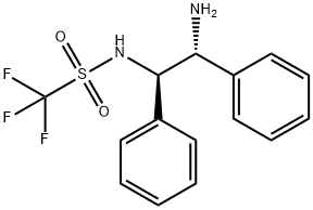 N-[(1R,2R)-2-aMino-1,2-diphenylethyl]-1,1,1-trifluoro-MethanesulfonaMide Struktur