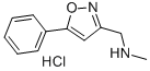 METHYL-(5-PHENYL-ISOXAZOL-3-YLMETHYL)-AMINE HYDROCHLORIDE Structure