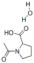 1-ACETYL-2-PYRROLIDINECARBOXYLIC ACID HYDRATE Struktur