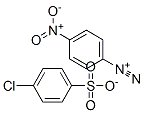 p-nitrobenzenediazonium p-chlorobenzenesulphonate ,85223-00-3,结构式