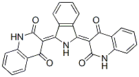 3,3'-(1H-isoindole-1,3(2H)-diylidene)bisquinoline-2,4(1H,3H)-dione Struktur