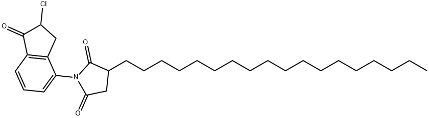 85223-73-0 2-Chloro-4-(2,5-dioxo-3-octadecylpyrrolidin-1-yl)indan-1-one