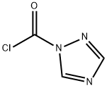 1H-1,2,4-Triazole-1-carbonylchloride(9CI) Structure