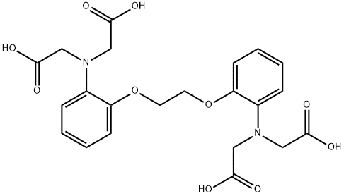 1,2-双(2-氨基苯氧基)-乙烷-N,N,N`,N`-四乙酸, 85233-19-8, 结构式