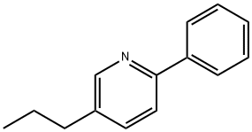 2-フェニル-5-プロピルピリジン 化学構造式