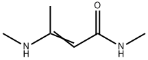 N-methyl-3-(methylamino)-2-butenamide Struktur