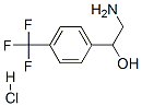 2-AMINO-1-(4-TRIFLUOROMETHYL-PHENYL)-ETHANOL HCL 化学構造式