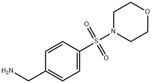 (4-(吗啉代磺酰基)苯基)甲胺, 852399-79-2, 结构式