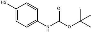 (4-Mercaptophenyl)carbamic acid tert-butyl ester Structure