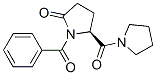 (S)-1-benzoyl-2-oxo-5-(1-pyrrolidinylcarbonyl)pyrrolidine ,85248-83-5,结构式