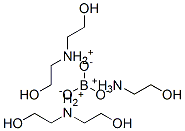 bis[bis(2-hydroxyethyl)ammonium] (2-hydroxyethyl)ammonium orthoborate Structure