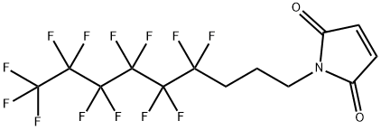 N-(4,4,5,5,6,6,7,7,8,8,9,9,9-Tridecafluorononyl)maleimide Structure