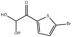 5-ブロモ-2-チオフェングリオキサール水和物 HYDRATE 化学構造式