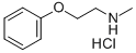 2-PHENOXY-N-METHYLETHYLAMINEHYDROCHLORIDE
|N-甲基-2-苯氧基乙烷-1-胺盐酸盐