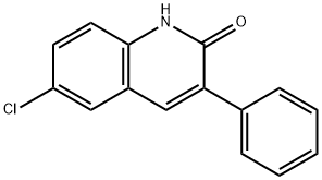 6-氯-3-苯基喹啉-2(1H)-酮 结构式