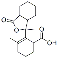 1-methyl-2-(octahydromethyl-3-oxo-1-isobenzofuranyl)cyclohexenecarboxylic acid Structure