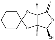 2,3-O-CYCLOHEXYLIDENE-L(-)-ERYTHRURONOLACTONE Structure