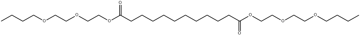 bis[2-(2-butoxyethoxy)ethyl] dodecanedioate 结构式