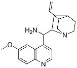 (8a,9s)-10,11-dihydro-6'-Methoxy-cinchonan-9-aMine 化学構造式