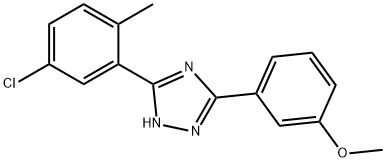 85303-96-4 3-(5-Chloro-o-tolyl)-5-(3-methoxyphenyl)-1H-1,2,4-triazole