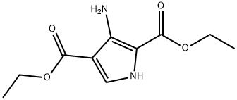 3-氨基-1H-吡咯-2,4-二甲酸2,4-二乙酯,853058-40-9,结构式