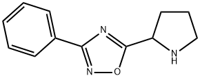 3-PHENYL-5-PYRROLIDIN-2-YL-[1,2,4]OXADIAZOLE Struktur