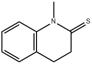 2(1H)-Quinolinethione,  3,4-dihydro-1-methyl- 化学構造式
