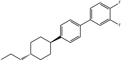 trans-4'(4-n-Propylcyclohexyl)-3,4-difluor-1,1'-biphenyl(bch-3f.f) Structure