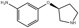 S-3-(3-AMINOPHENOXY)PYRROLIDINE,853213-27-1,结构式