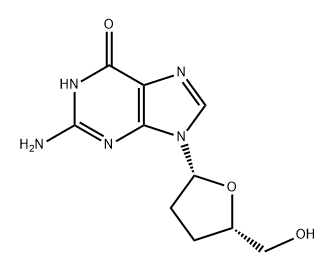 2',3'-二脱氧鸟苷,85326-06-3,结构式