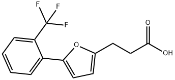 3-(5-(2-(Trifluoromethyl)phenyl)furan-2-yl)propionic acid|3-(5-(2-(三氟甲基)苯基)呋喃-2-基)丙酸