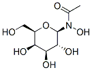 Acetamide, N-.beta.-D-galactopyranosyl-N-hydroxy- Struktur
