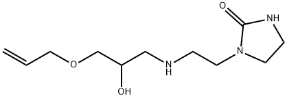 1-[2-[[3-(allyloxy)-2-hydroxypropyl]amino]ethyl]imidazolidin-2-one,85356-84-9,结构式