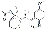 [(5R,7R)-5-ethyl-7-[(S)-hydroxy-(6-methoxyquinolin-4-yl)methyl]-1-azab icyclo[2.2.2]oct-5-yl] acetate Structure