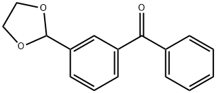 3-(1,3-DIOXOLAN-2-YL)BENZOPHENONE Struktur