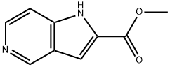 1H-吡咯并[3,2-C]吡啶-2-羧酸甲酯,853685-78-6,结构式