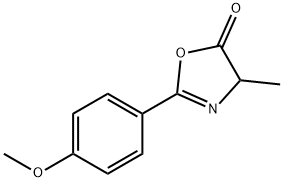 5(4H)-Oxazolone,  2-(4-methoxyphenyl)-4-methyl-,85380-77-4,结构式