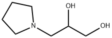 3-PYRROLIDINO-1,2-PROPANEDIOL Structure