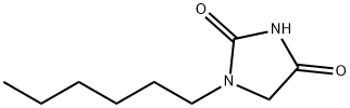 1-hexylimidazolidine-2,4-dione Struktur