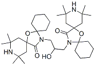 14,14'-(2-hydroxypropane-1,3-diyl)bis[2,2,4,4-tetramethyl-7-oxa-3,14-diazaspiro[5.1.5.2]pentadecan-15-one] Structure