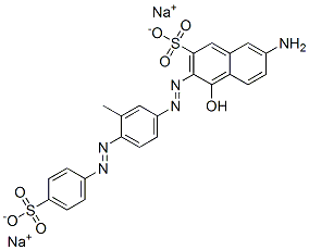 disodium 7-amino-4-hydroxy-3-[[3-methyl-4-[(4-sulphonatophenyl)azo]phenyl]azo]naphthalene-2-sulphonate|